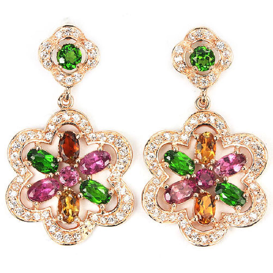 Natural Fancy Tourmaline Earrings (1 of 3)