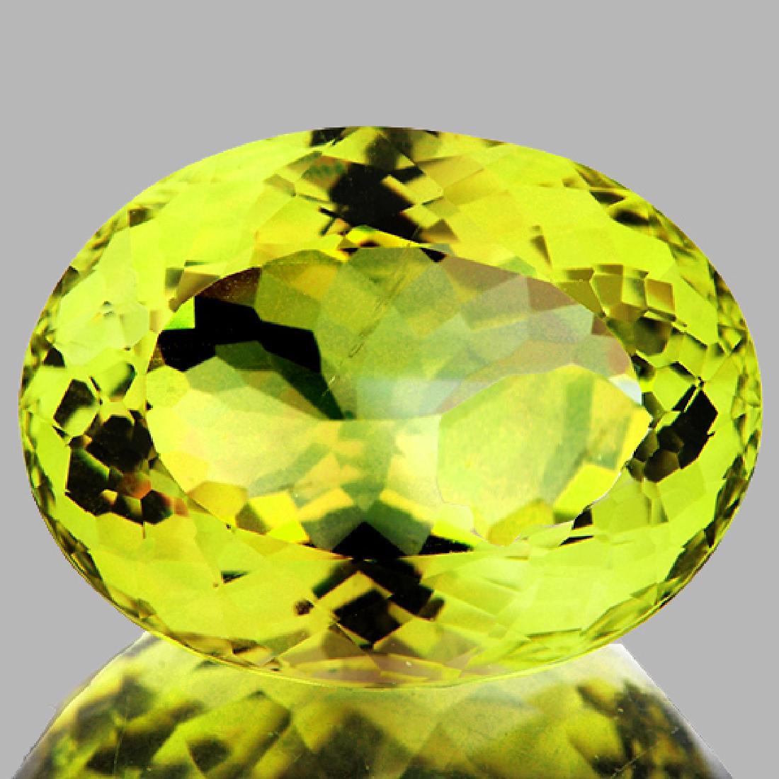 Natural Green Gold Lemon Quartz 11.60 Cts - VVS: Natural Lemon Quartz....... WEIGHT : 11.60 cts......... SHAPE : Oval......... SIZE ( L x W x D ) : 17.24 x 13.13 x 8.85 mm....... QUANTITY : 1 pieces....... COLOR : Green Gold........ CLARITY : {Flawl