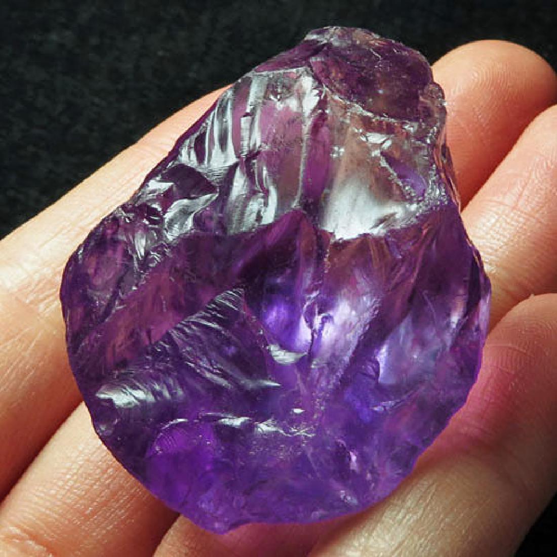 Natural Intense Purple Amethyst Rough 217 Carats (1 of 1)