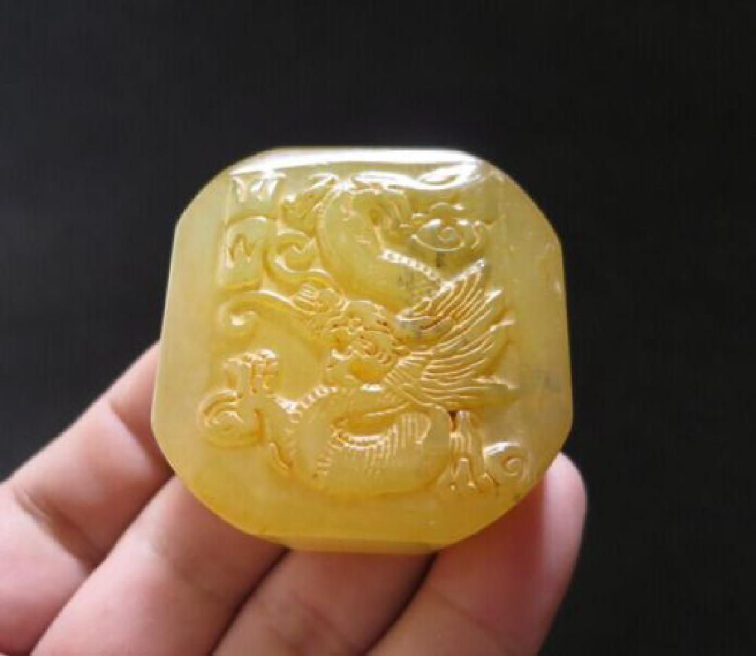 Antique Chinese Hand Carved Dragon Seal (1 of 3)