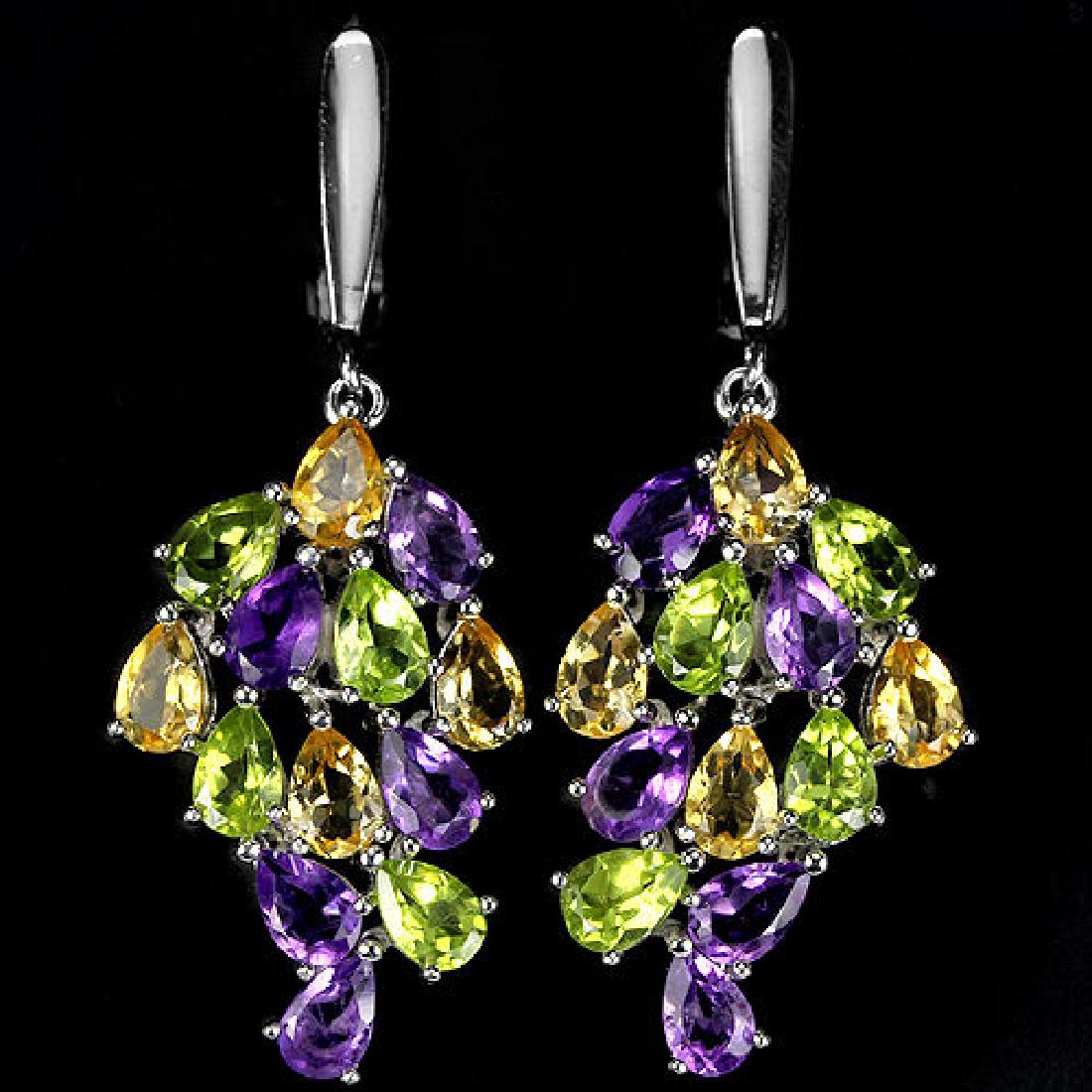 Natural Multi Gemstone Ring (1 of 1)