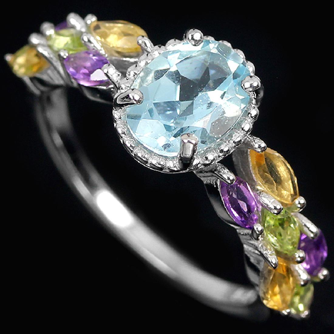 Natural Multi Gemstone Ring (1 of 1)