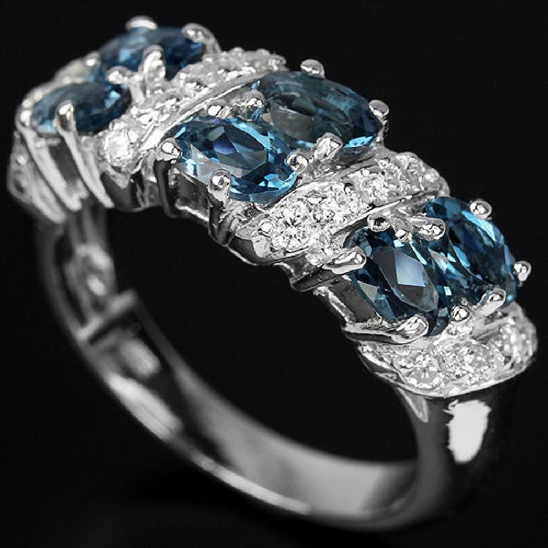 Natural London Blue Topaz 26 Carats Ring (1 of 1)