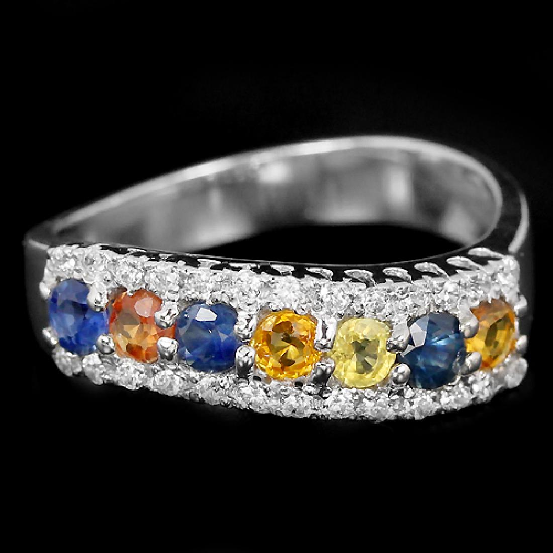 Natural Fancy Sapphire Ring (1 of 2)