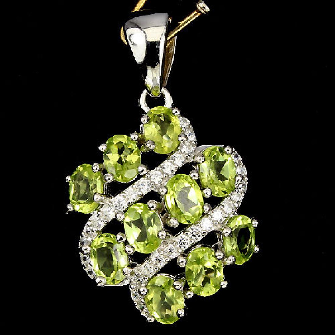 Stunning Natural Peridot Pendant (1 of 1)