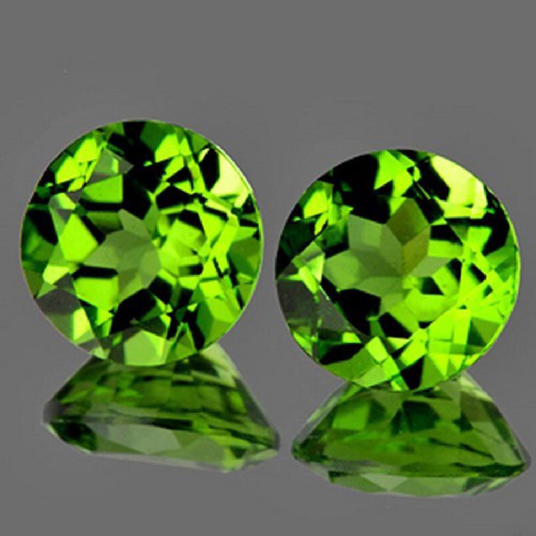 Natural Peridot Pair 8.00 MM - VVS (1 of 1)