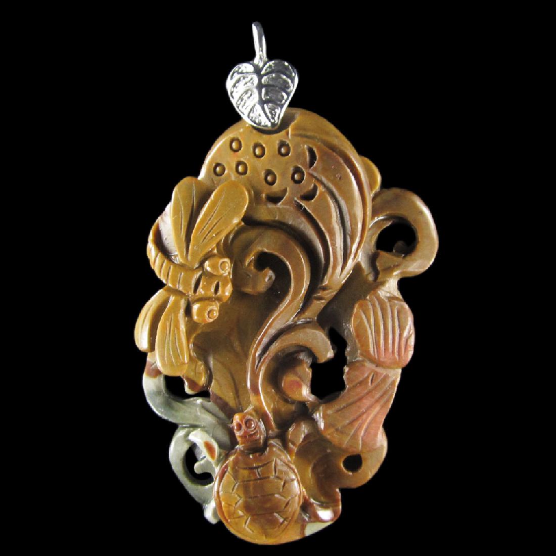 Hand Craved Turtle Pendant (1 of 3)