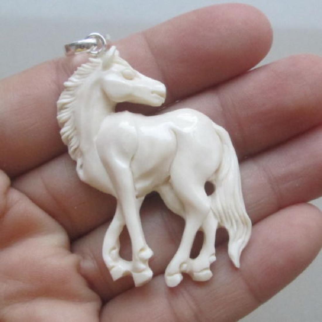 Hand Craved Horse Pendant (1 of 1)
