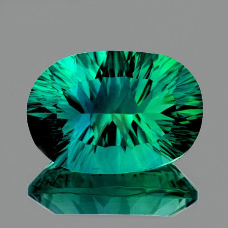 Natural Emerald Green Blue Fluorite 16.91 Ct - VVS (1 of 1)
