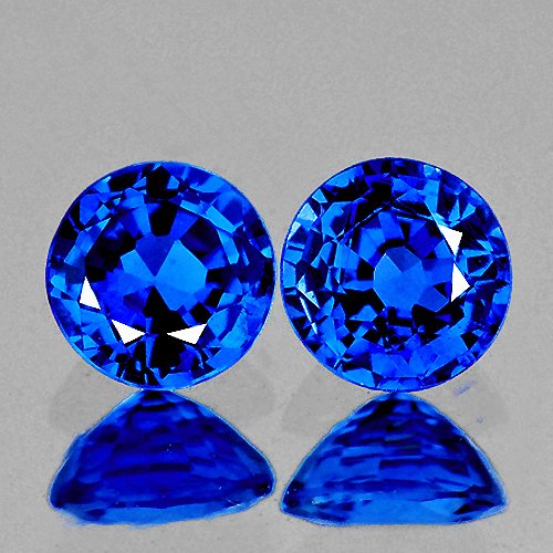Natural  Premium Royal Blue Kashmir Sapphire  3.70 MM (1 of 1)