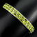 Natural Top Rich Green Peridot 148.42 Ct Bangle