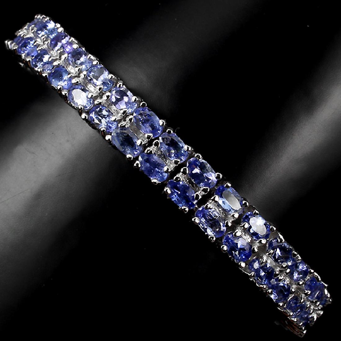 Natural Tanzanite 7 Inch Bracelet (1 of 2)