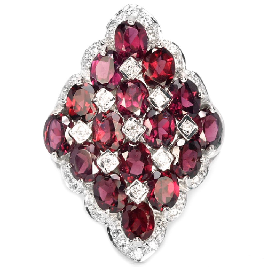 Natural Rhodolite Garnet Ring (1 of 1)