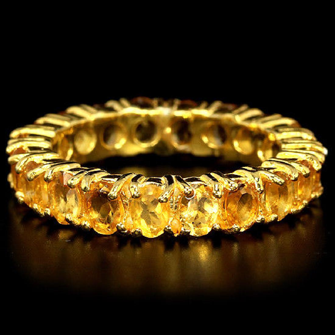 NATURAL AAA ORANGISH YELLOW CITRINE Ring (1 of 2)