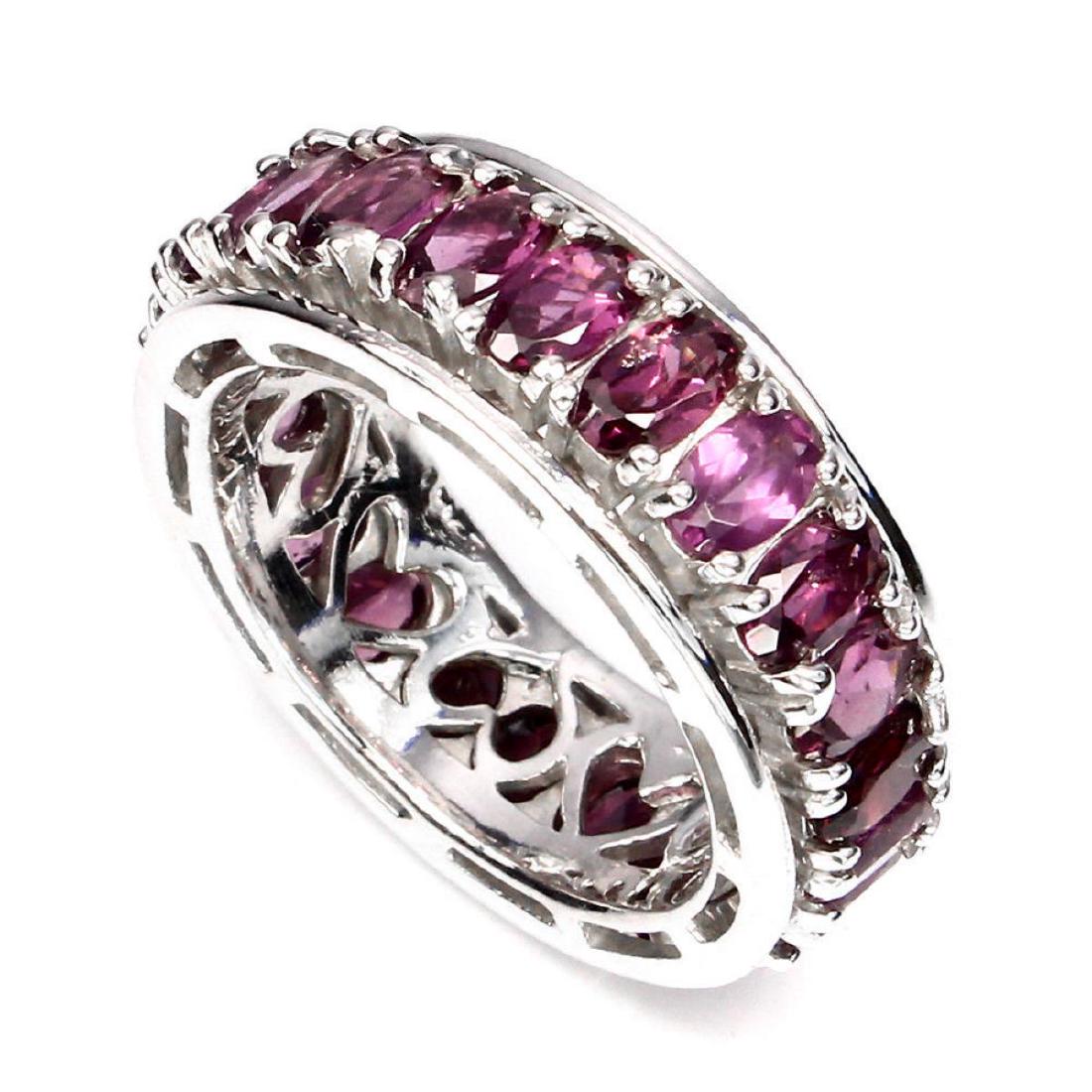 Natural  Pink Raspberry Rhodolite Garnet Ring (1 of 1)
