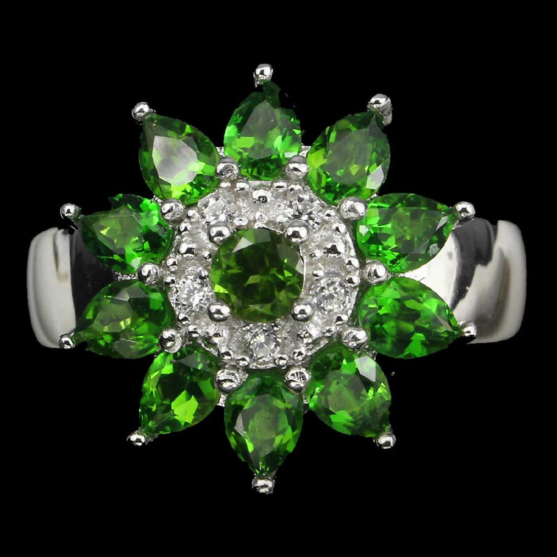 Natural Top Rich Green Chrome Diopside (1 of 2)