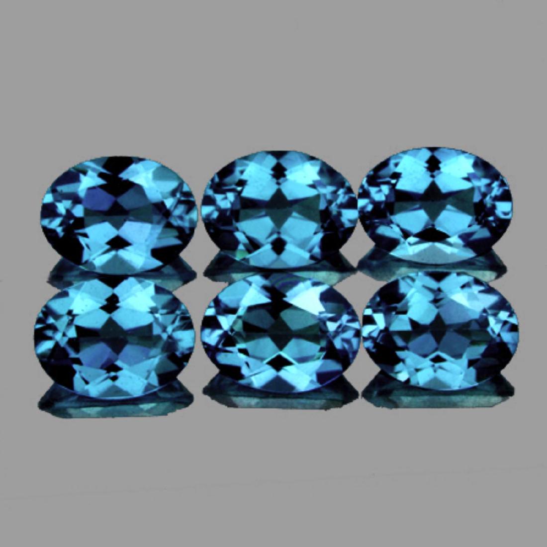 Natural Santa Maria Blue Aquamarine 6X4 MM - FL-VVS1: Natural Aquamarine; WEIGHT : 2.10 cts; SHAPE : Oval ; SIZE ( L x W x D ) : 6.00 x 4.00 mm; QUANTITY : 6 pieces (Perfectly Matched Set) COLOR : AAA Santa Maria Blue ; CLARITY : IF-VVS1; ORIGIN : Africa