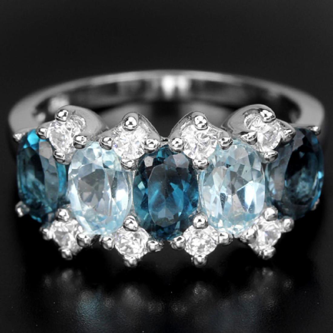 Natural Multi Gemstone Ring (1 of 1)