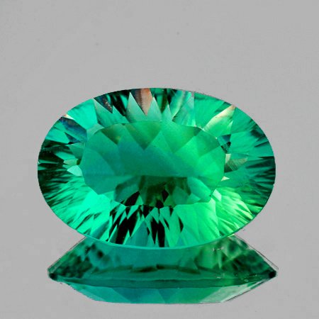 Natural Emerald Green Blue Fluorite 17.31 Ct  Flawless (1 of 1)