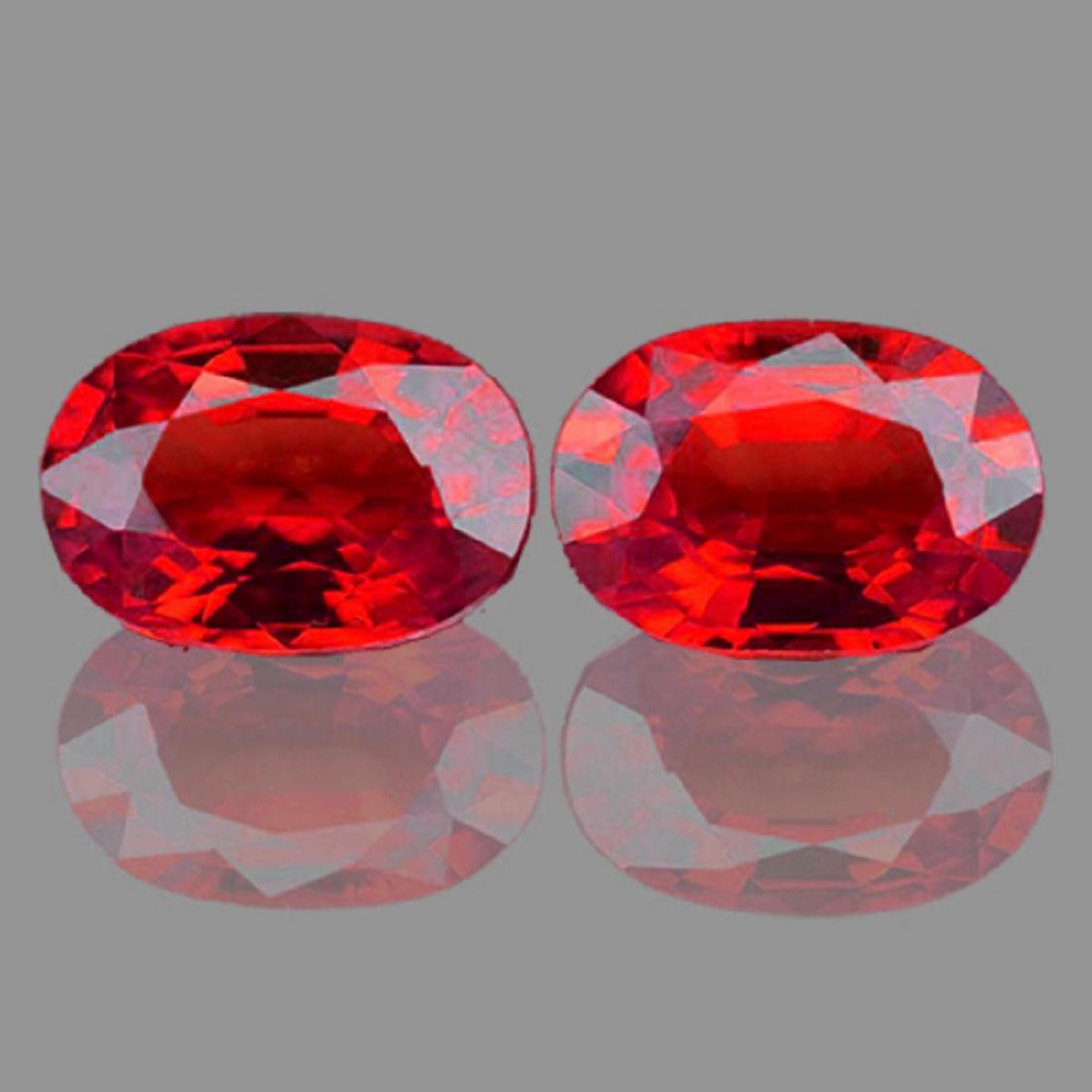 Natural Vivid  Red Burma Ruby Pair - VVS (1 of 1)