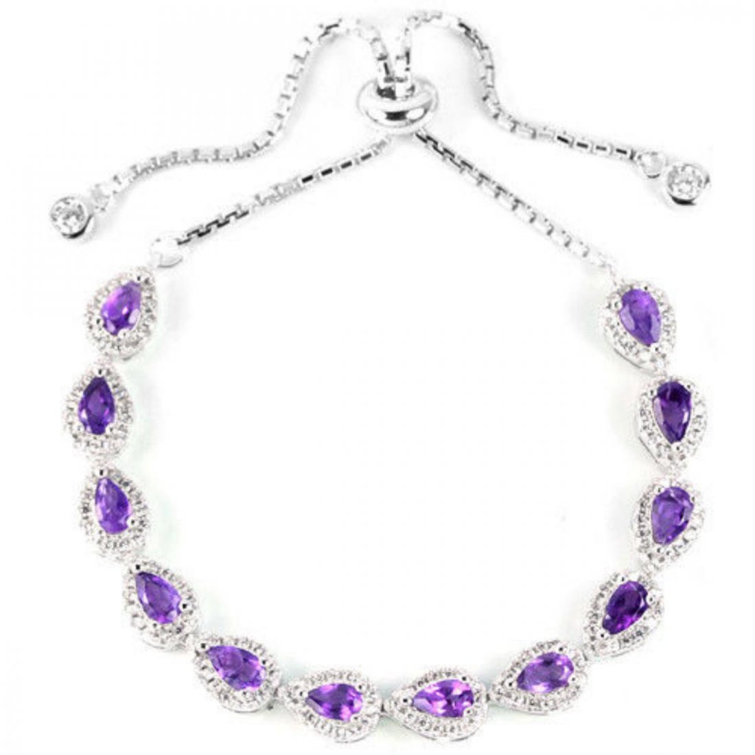 NATURAL PURPLE AMETHYST Bracelet (1 of 3)