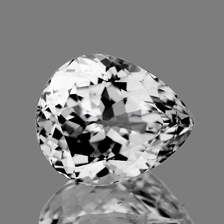 Natural AAA Luster Diamond White Kunzite 11x9 MM - VVS (1 of 2)