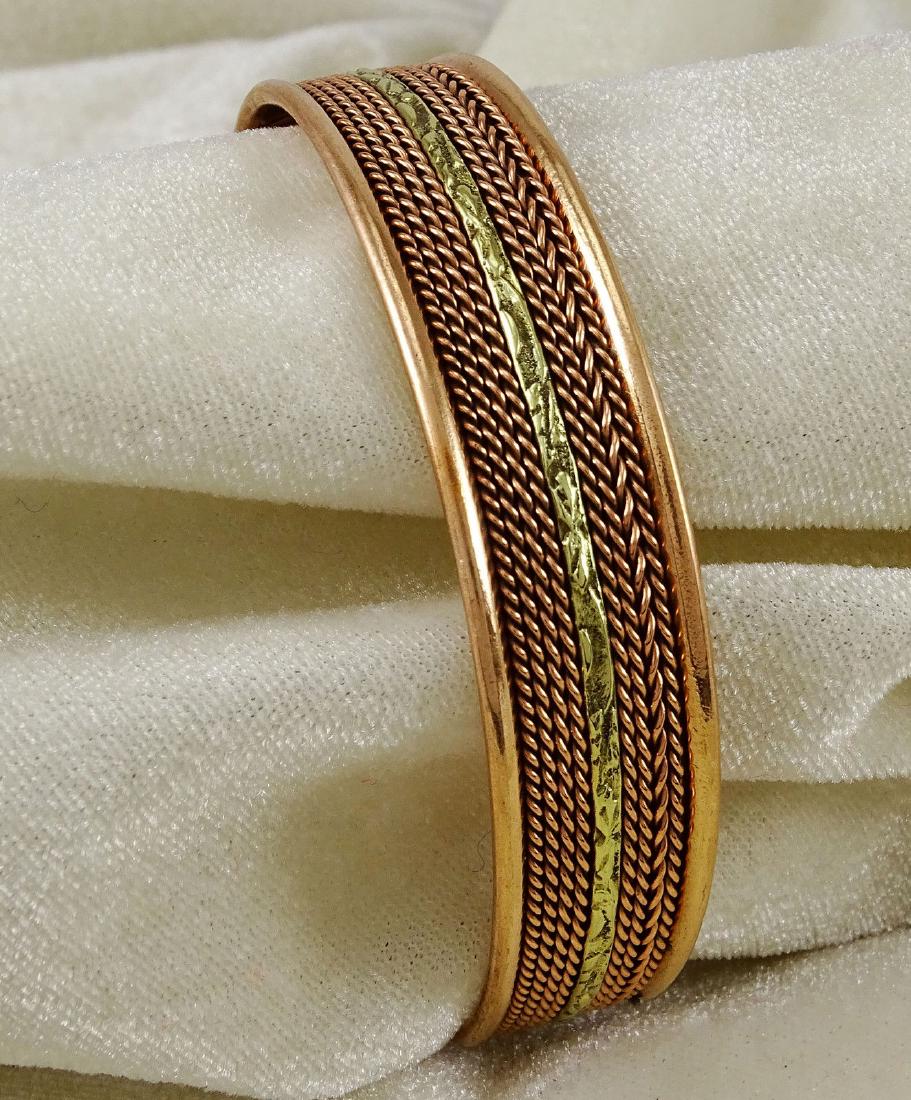 MATCHING HIS AND HERS NATURAL COPPER BRACELETS