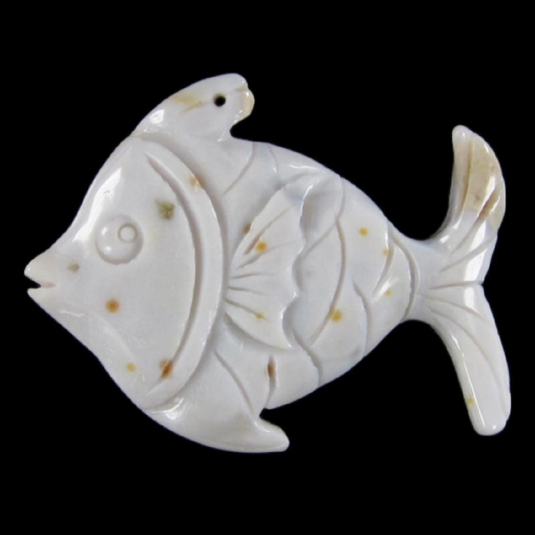 Natural Stone Hand carved Pendant (1 of 2)