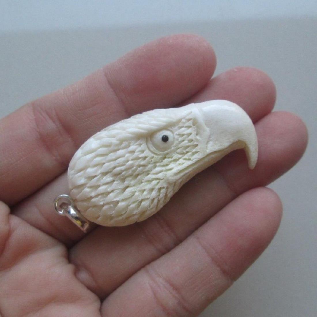Hand Carved Eagle Pendant (1 of 1)