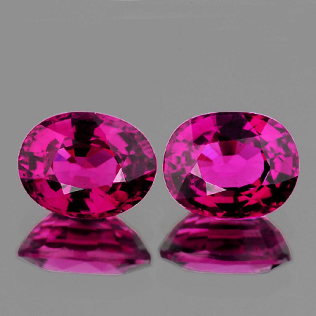 Natural Raspberry Pink Rhodolite Garnet Pair - FL (1 of 1)