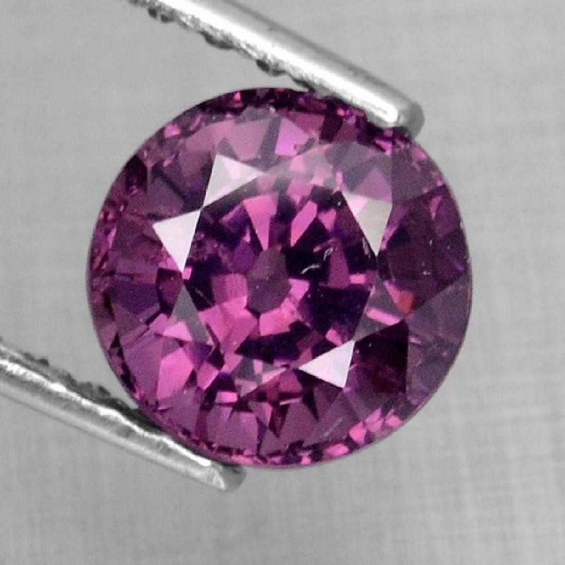 Natural GRAPE PINK Burma SPINEL 6.20 MM - FL: WEIGHT : Approx: 1.15 ctsSTONE NAME : Natural SpinelSIZE ( L x W x D ) : 6.14 x 6.19 x 4.42 mmCOLOR : Violet PinkSHAPE : Round (Step Cut)QUANTITY : 1 pieceLUSTER : ExcellentCLARITY : FLAWLESS-VVS1 (BE