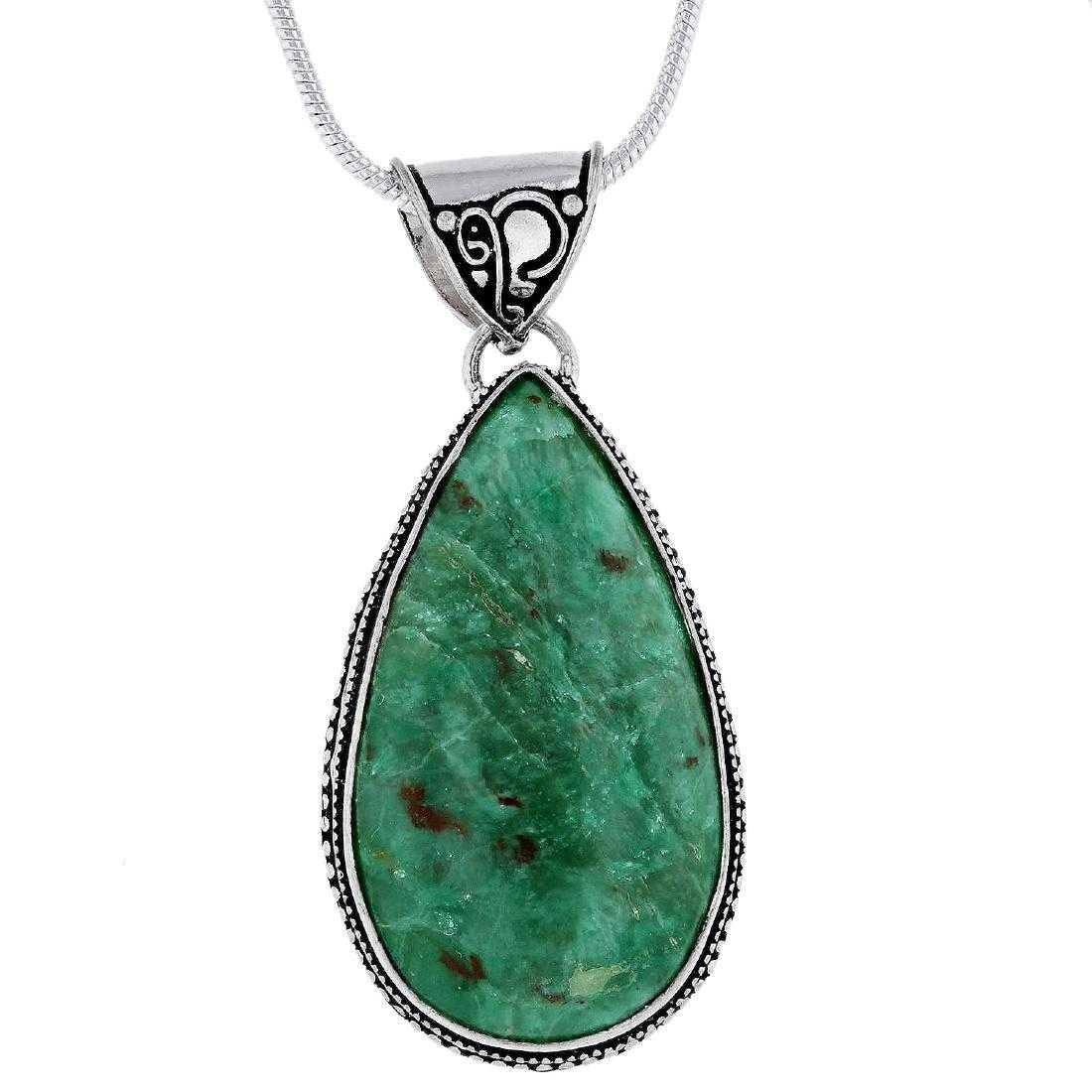 GORGEOUS NATURAL 75.50 CT RUBY ZOISITE PENDANT. (1 of 2)