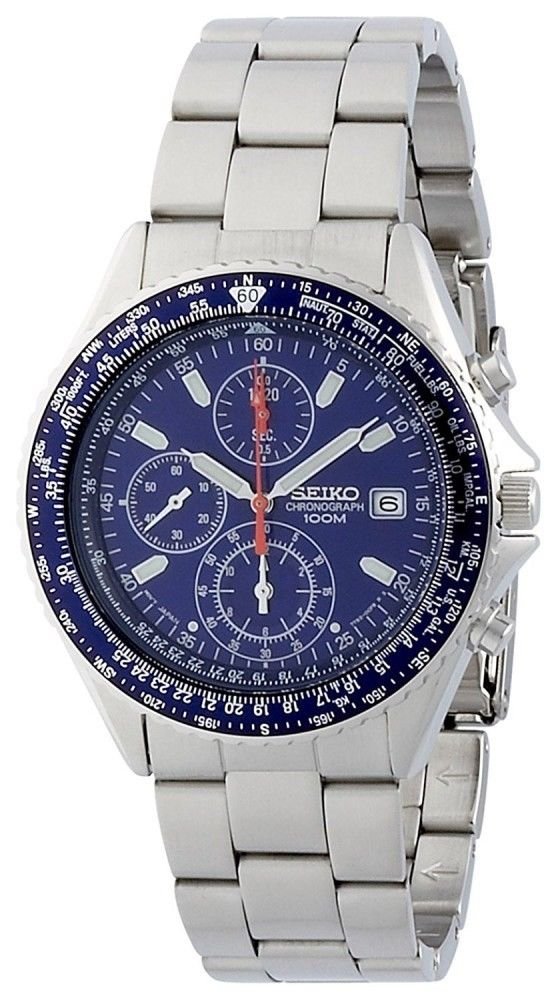 Seiko Flightmaster Chronograph Watch (1 of 3)
