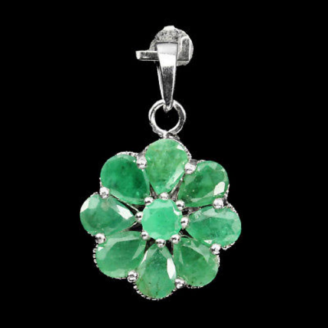 Natural Columbian Emerald Pendant (1 of 1)