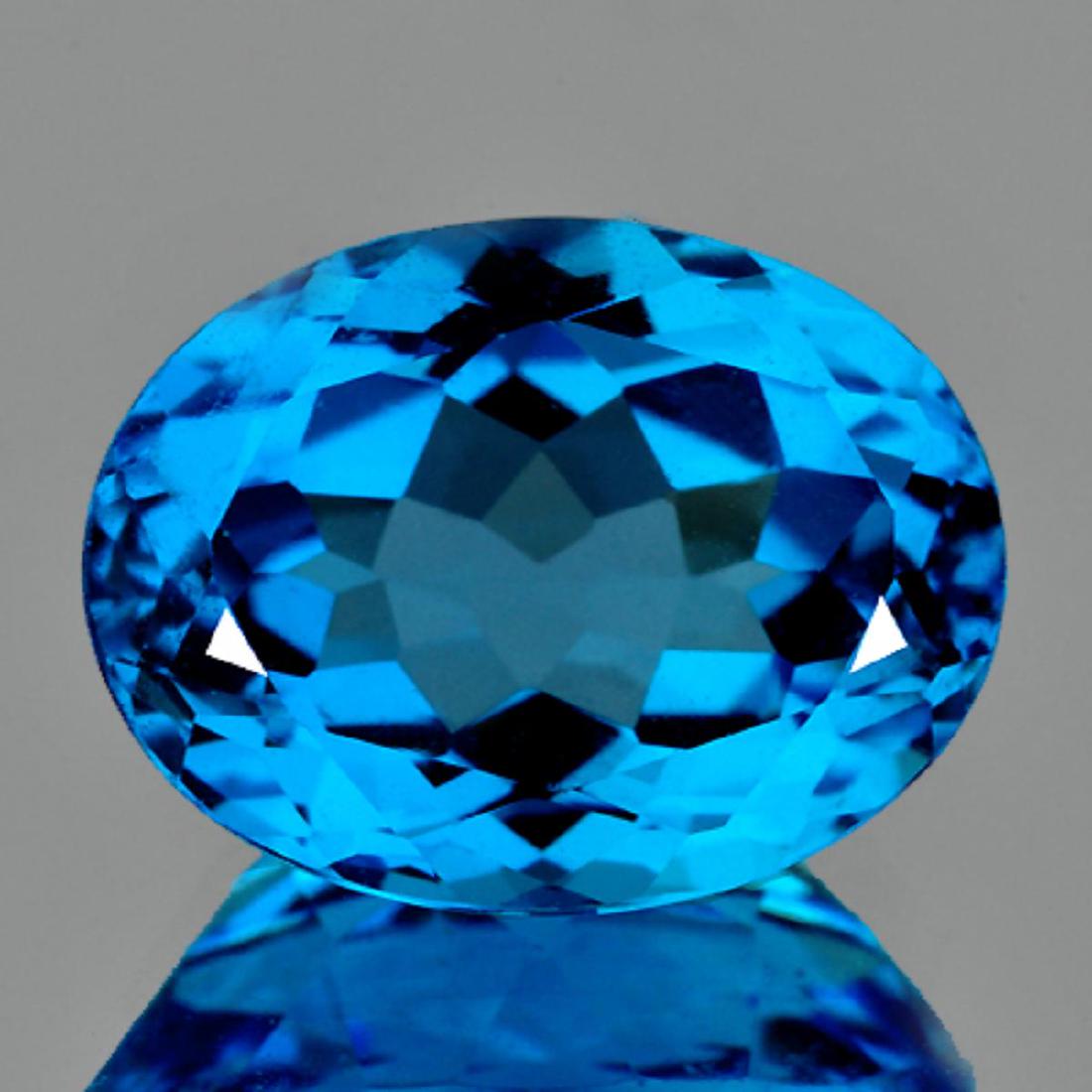 Natural AAA Swiss Blue Topaz 23.50 Ct - FL (1 of 2)
