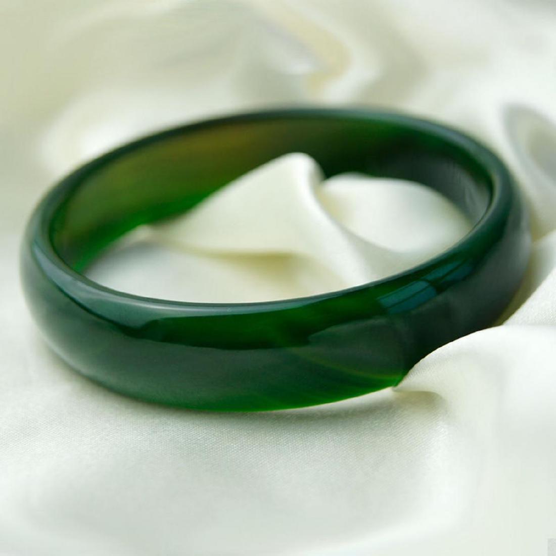 Natural Chinese  Green Jade/Jadite Bangle (1 of 1)
