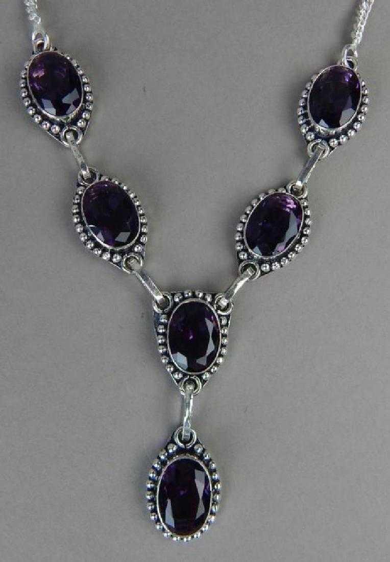 GORGEOUS 53.50  CT AMETHYST NECKLACE. (1 of 3)