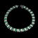 Natural 4x3mm Top Rich Green Emerald Bracelet - 2