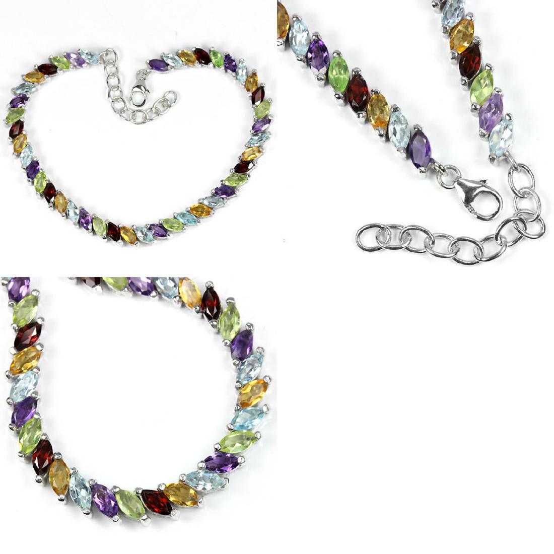 Natural Gemstone Bracelet (1 of 1)