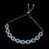 Natural 6x4mm Top Rich Blue Fire Opal Bracelet - 2