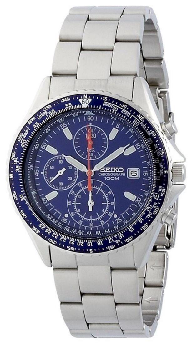 Seiko Flightmaster Chronograph Watch (1 of 3)