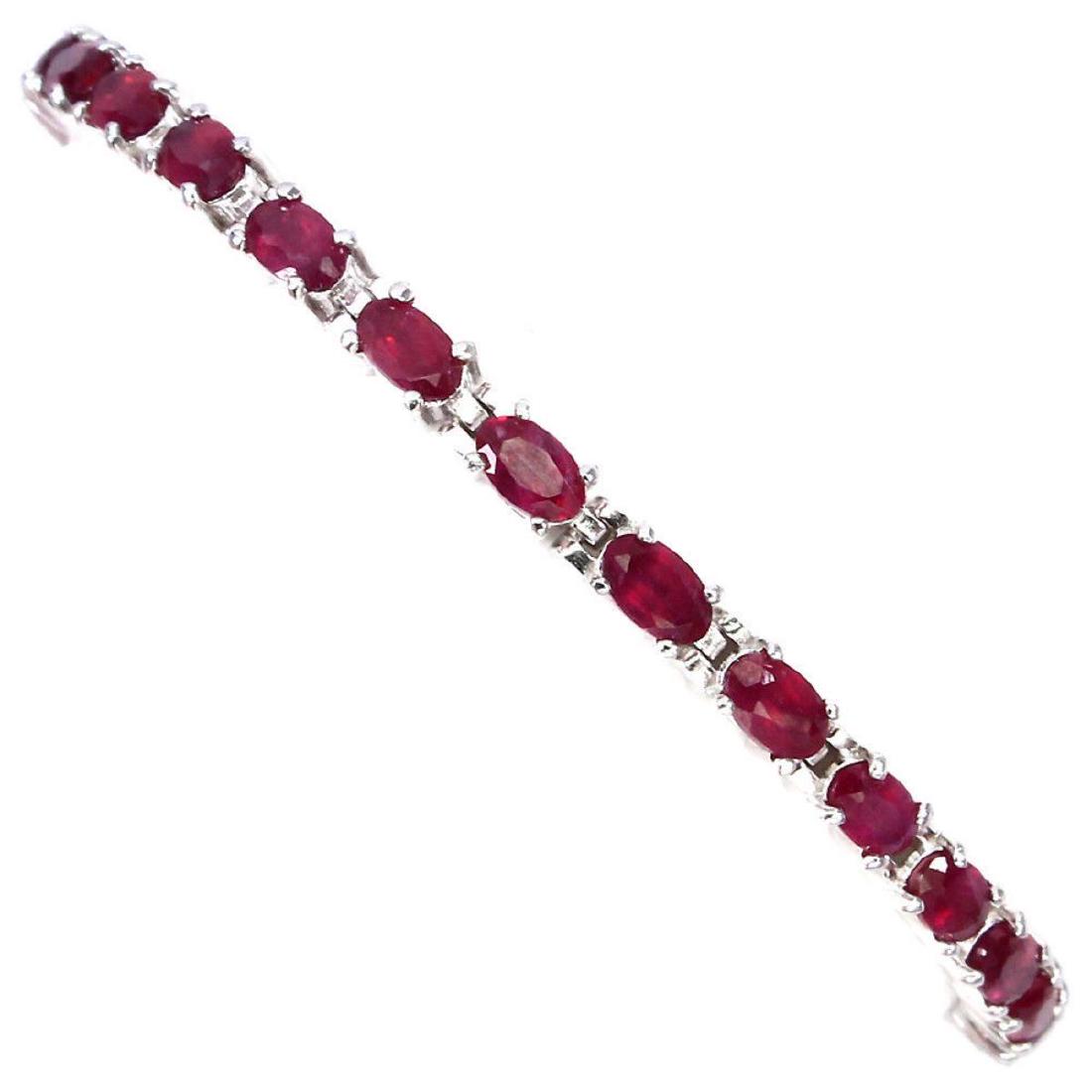 Natural  Top Blood Red Ruby Bracelet (1 of 3)