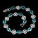 Natural Top Neon Blue Apatite Bracelet - 2