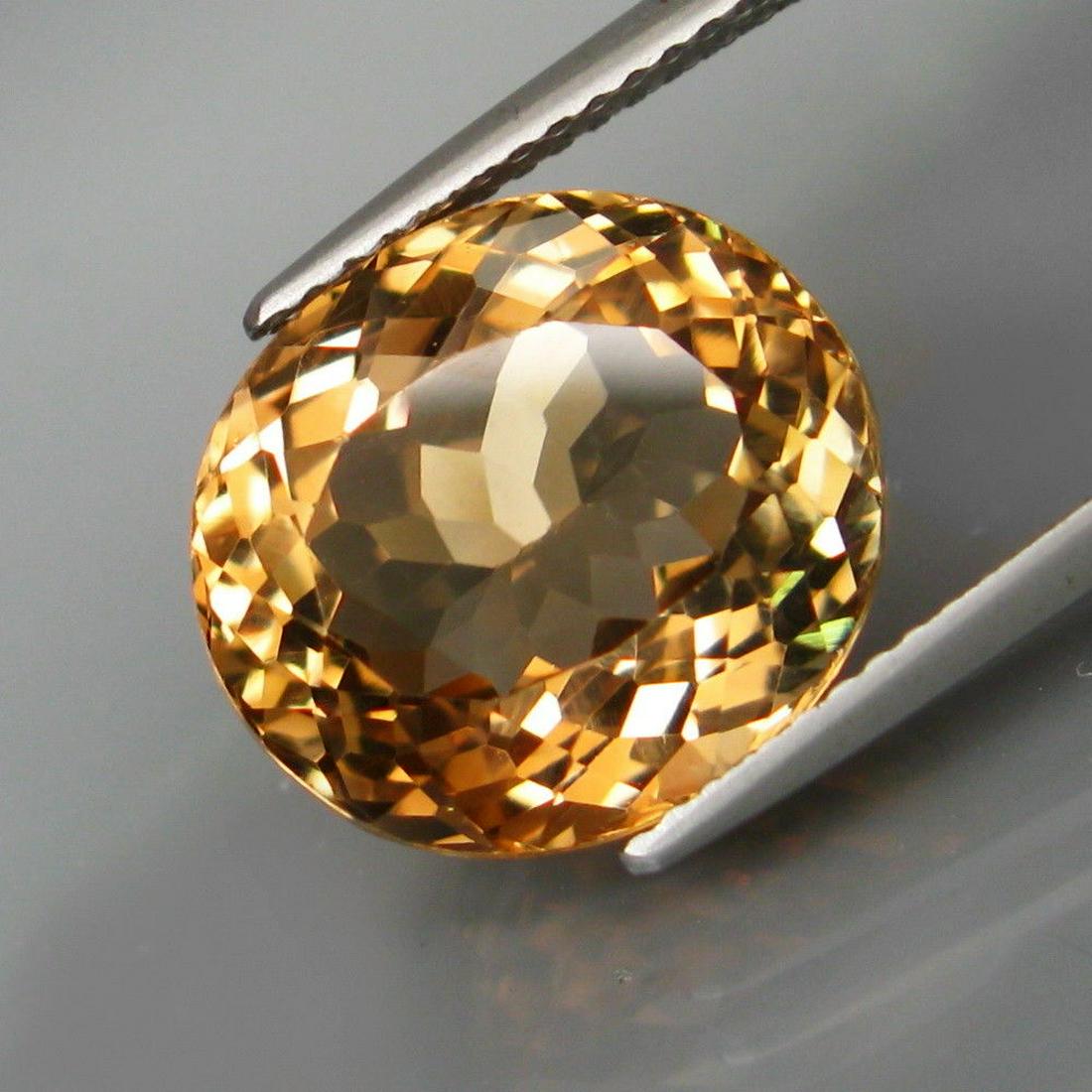 Natural Imperial Champagne Topaz 10.55 Ct (1 of 1)