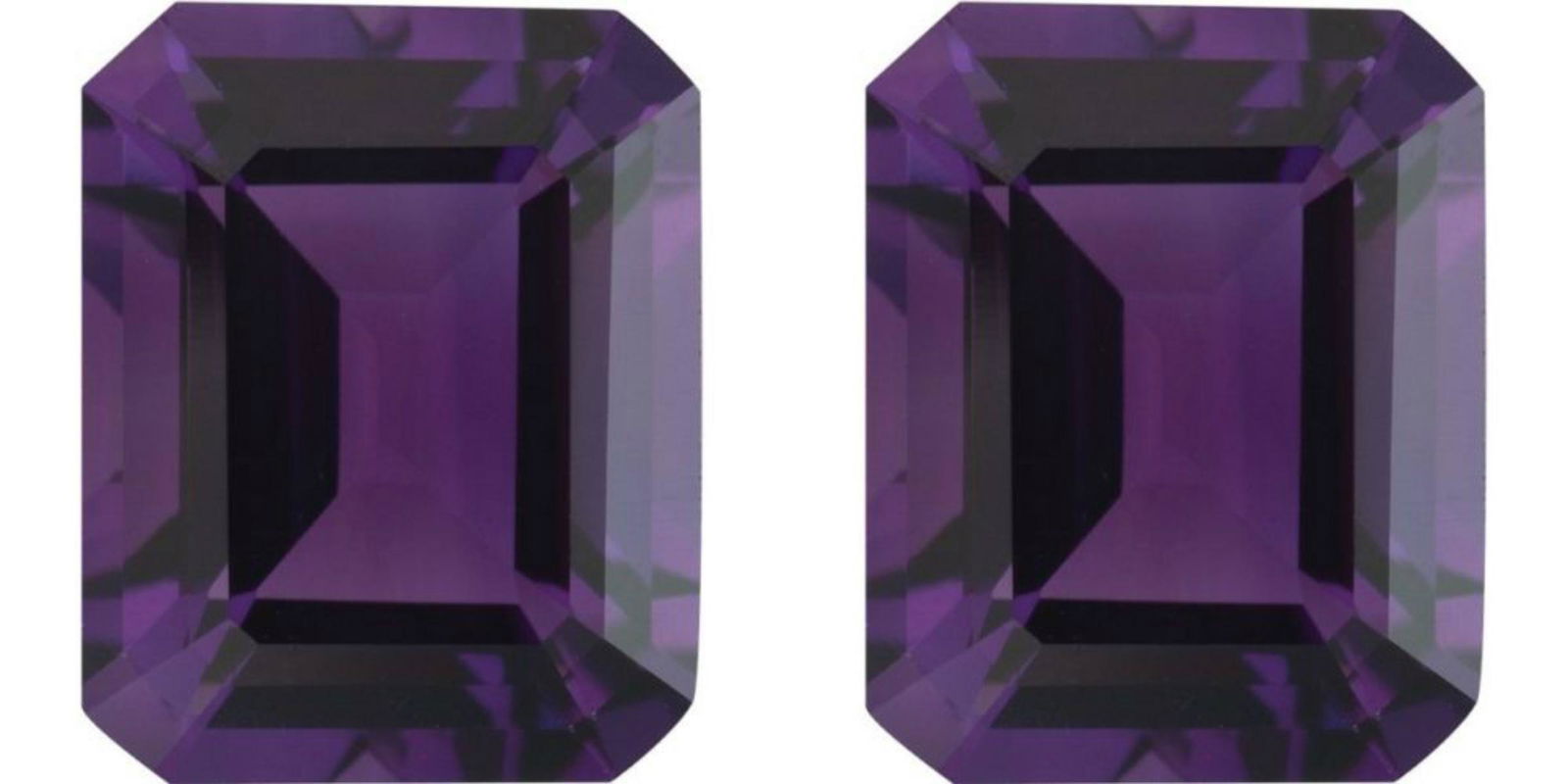 Purple Amethyst Pair 10.01 Carats - VVS (1 of 1)