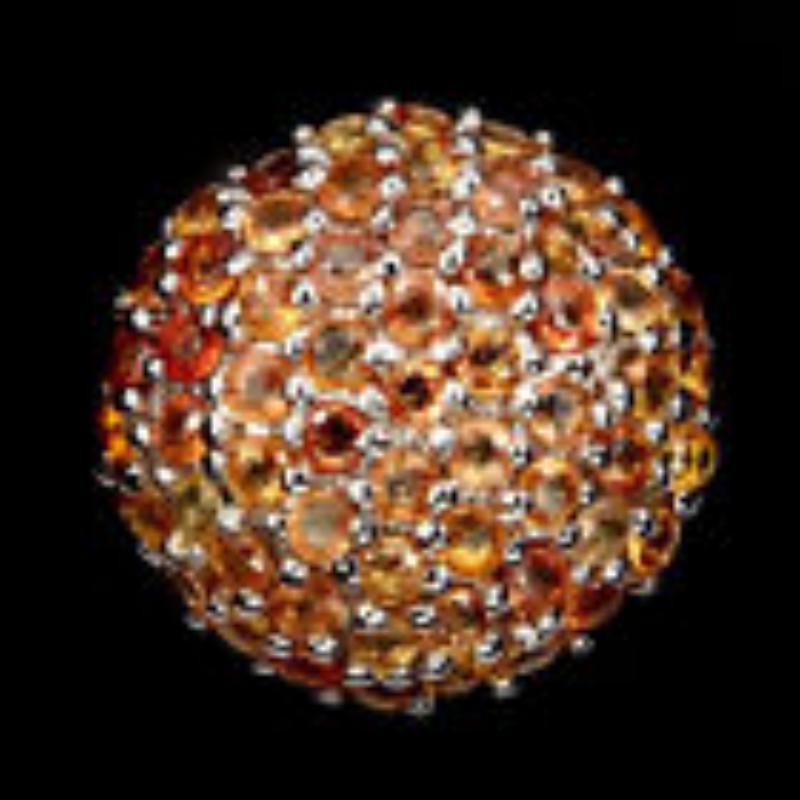 Natural Gorgeous Top Orange Sapphire Ring (1 of 1)