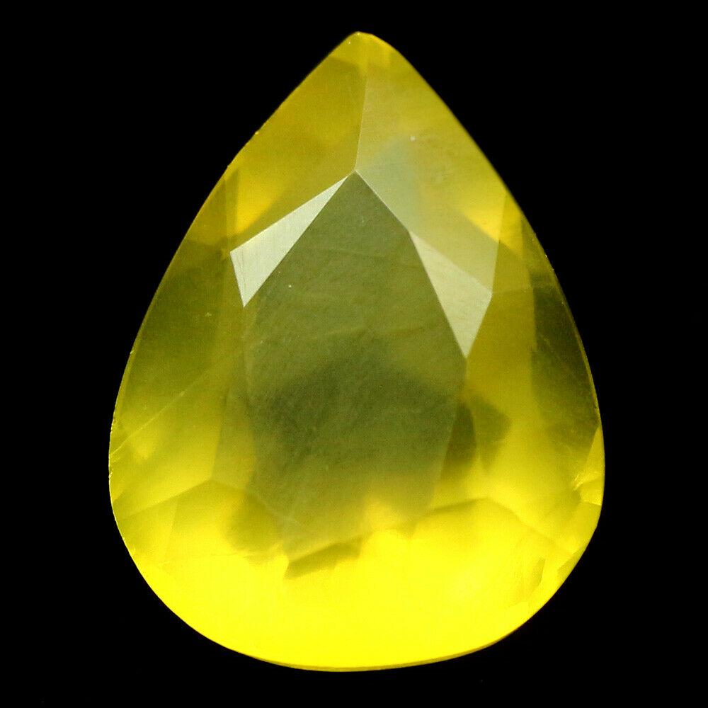 AWESOME CERTIFIED 3.90 CT YELLOW MEXICAN OPAL (1 of 3)