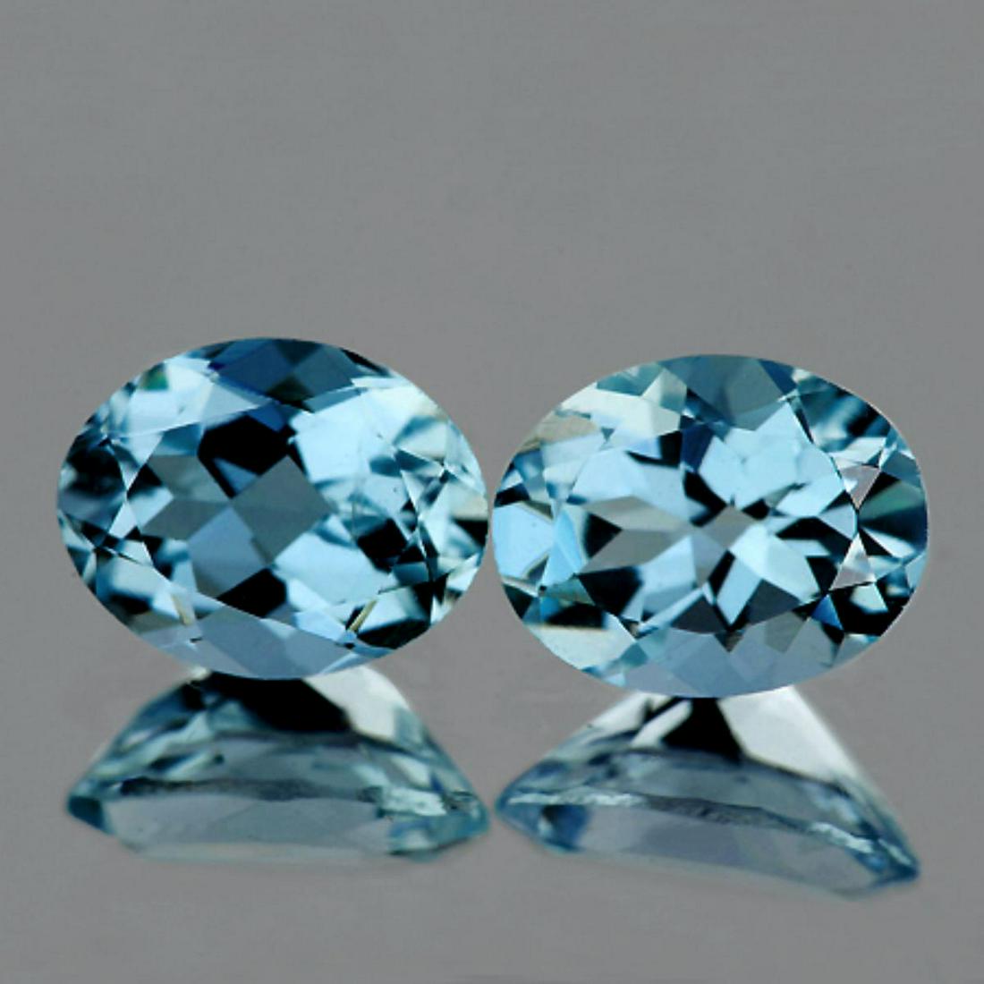 Natural AAA Santa Maria Blue Aquamarine Pair - FL (1 of 1)