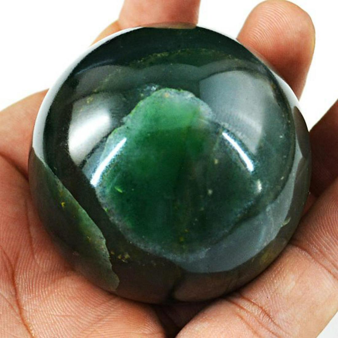 AMAZING 935 CT CERTIFIED NATURAL JADE HEALIING BALL (1 of 2)