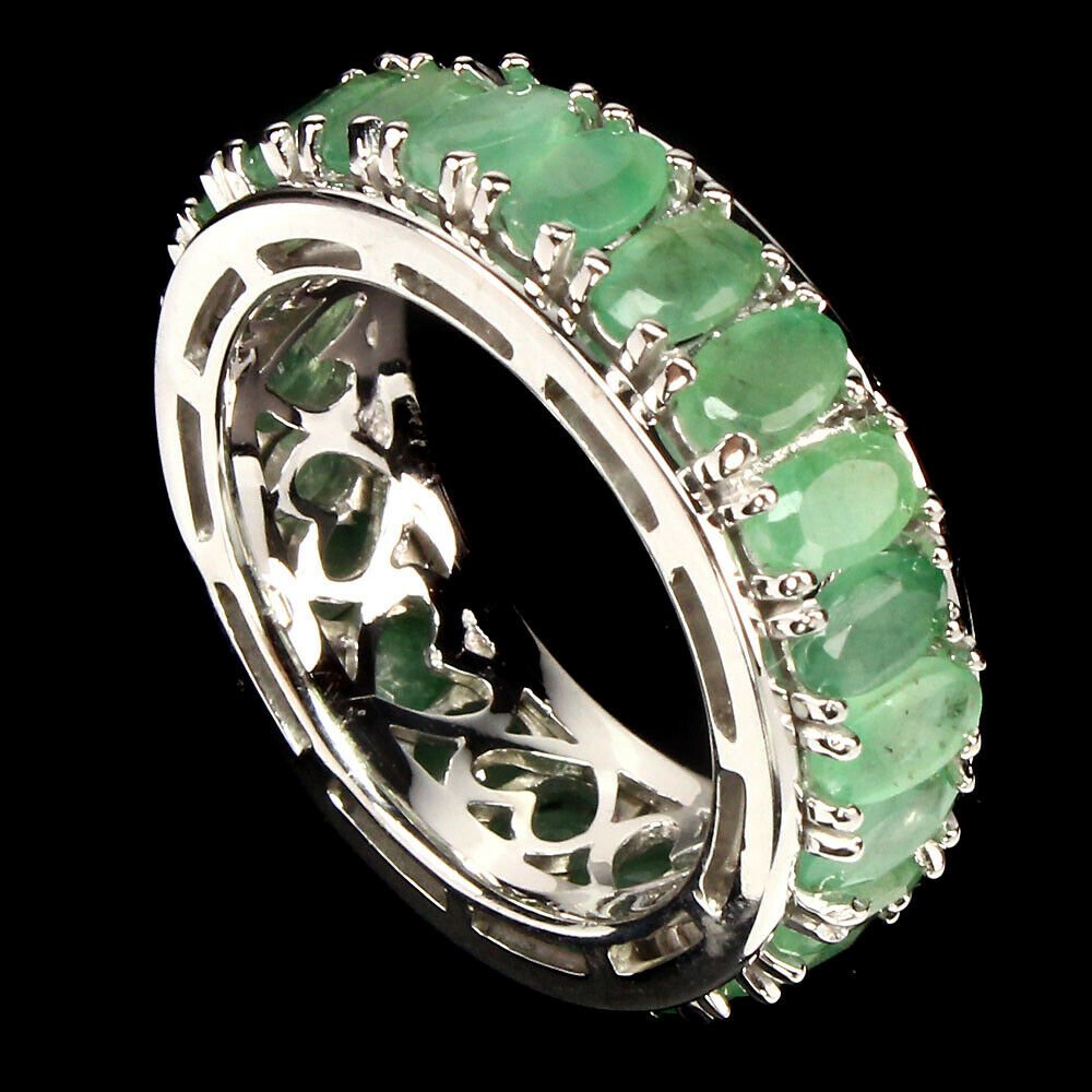 Natural Untreated Colombian Emerald Ring (1 of 1)